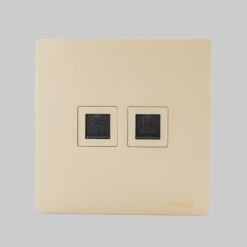 人民电器，人民电器集团，人民电器集团有限公司，中国人民电器，电话电脑插座(R86H5)