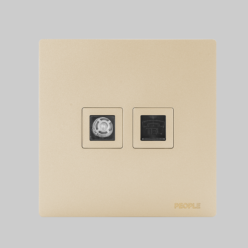 人民电器，人民电器集团，人民电器集团有限公司，中国人民电器，电视电话插座(R86H5)